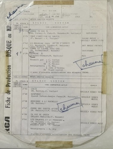 Sylvie vartan original - sylvie, rca