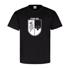 	Pzbtl 413 Leo 1a5 Panzerbataillon Leopard Bundeswehr Panzer - T Shirt #9881 