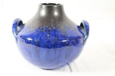 Vintage Wendelin Stahl Studio Keramik Vase 704/14 Burg Coraidelstein in Klotten