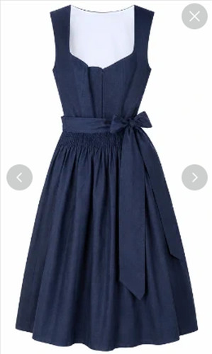 Dunkelblaues dirndl mit - dunkelblaues,
