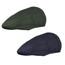 Wachs Flatcap mit Thinsulate Futter 57/58/59/60 cm gewachst marine oder oliv