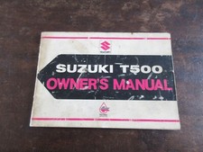 Suzuki T500 OEM  Owner's