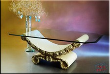 Glastisch Couchtisch Glas Wohnzimmertisch Tisch Wohnzimmer Design Antik Glas