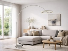 XXL Stehlampe 205cm gebogen