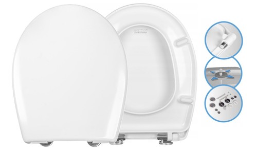 Sitz passend geberit allia - wc-sitz,