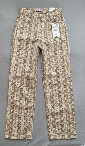 Zara jeans schlangenmuster - schlangenmuster, gr
