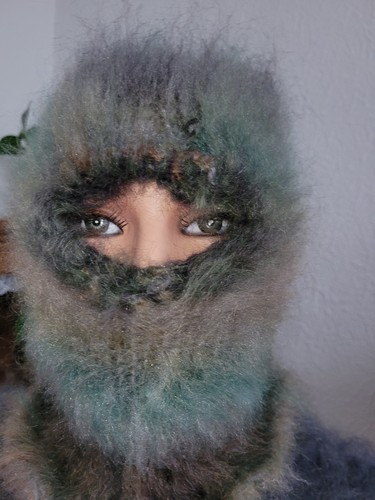 Fuzzy thick balaclava langhair - fuzzy,