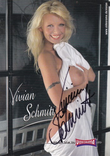 Autogramm vivian schmitt - autogramm,