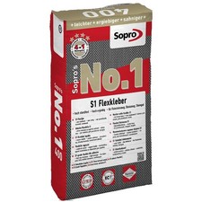 Sopro No.1 schnell Flexkleber 404 Klebemörtel Fliesenkleber flexibel 25 kg