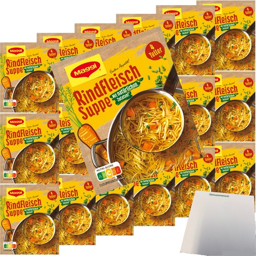 Maggi rindfleisch suppe mit - rindfleisch,