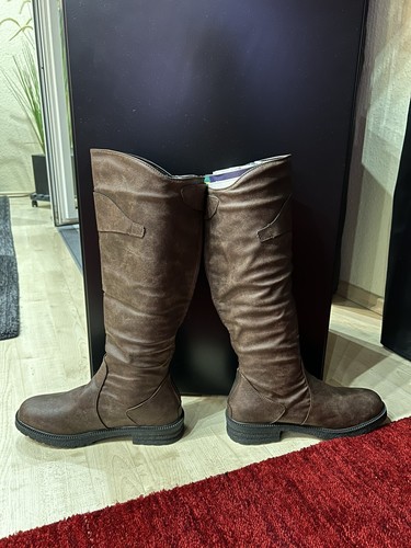 Kniehohe winterreitstiefel - kniehohe,