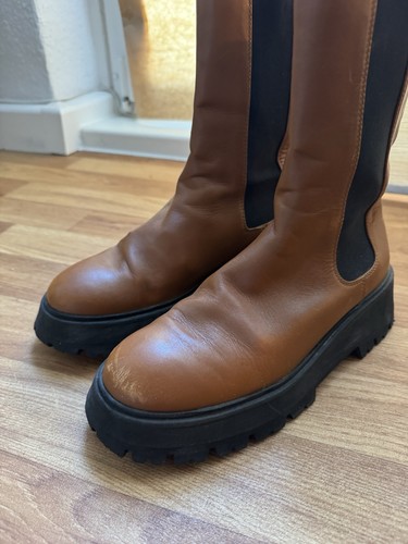 Zara damen stiefel boots braun - damen,