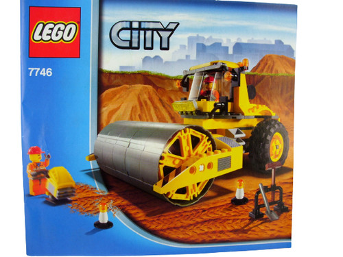 Lego city 7746 - lego, straßenwalze