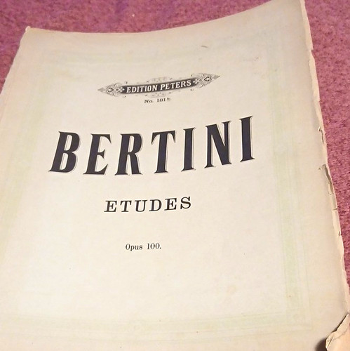Bertini etudes 100 klavier - bertini,