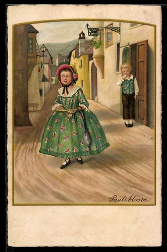 Künstler pauli ebner - künstler-ak,