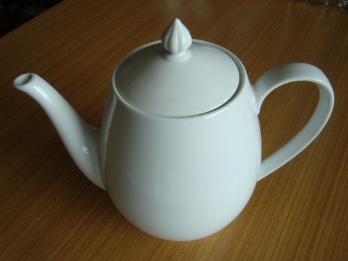 Weiße große porzellan kaffee - große,