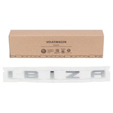 ORIGINAL Seat Emblem Schriftzug IBIZA Chrom IBIZA 5 bis 21 hinten 6L6853687A 2ZZ