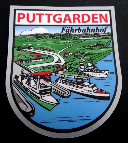 Souvenir aufkleber puttgarden - souvenir-aufkleber,