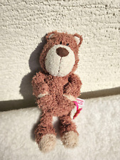 NICI Teddybär ca. 28 cm braun mit Blume Kuscheltier Plüschtier Spielzeug Sammeln