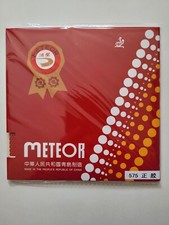 Tischtennis Belag Meteor 575 kurze Noppe rot 2,1mm ALL Tempo Schuss Block Spin