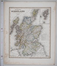 Neueste Karte von Schottland