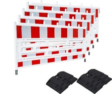 4x Euro-Schrankenzaun