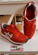 Asics Gel Saga Valentinstag Sneaker Rot Größe UK 4,5. Neu/unbenutzt 