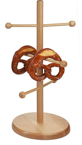 Brezel wurstständer natur - brezel-/wurstständer,