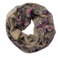 Blumen Schmetterling Tuch Loop