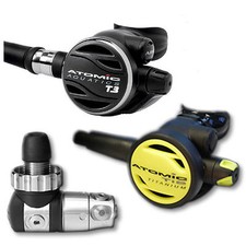 Atomic Aquatics T3 + Octopus T2 - Titanium Atemregler - Königsklasse - Neuware