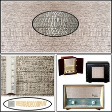 Röhrenradio Schallwandstoff