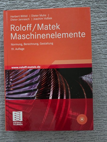 Roloff matek maschinenelemente - roloff/matek,
