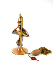 Alter bunter Bleikristall Parfum-Zerstäuber Parfum-Flakon