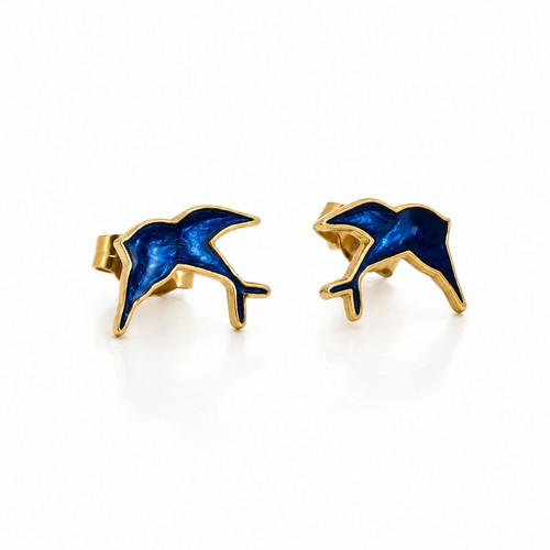 9ct yellow gold bluebird - 9ct,