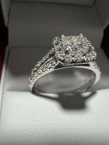 2ct prinzessin moissanit halo - 2ct.,