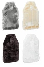 Wärmflasche mit kuschelig weichem Bezug Webpelz Füllmenge 2 Liter