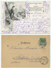 39744 - Heimkehr - Perlen deutscher Poesie - AK, gelaufen Mainz 29.3.1899