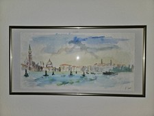 TOP! Original Aquarell Venedig
