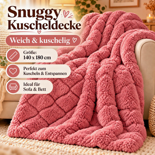 Kuscheldecke snuggy 140x180 - kuscheldecke, cm