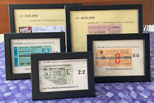 Geschenkidee für Fussball-Fans - Eintrittskarte vom Geburtstag ab 1972 - 70/80er