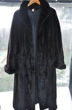toller hochwertiger echter Nerz-Pelz-Mantel v Alfred  Bauch schwarz XXL neu-wert