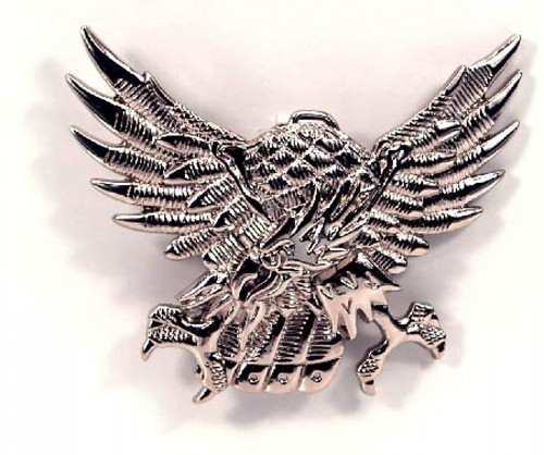 Buckle silberner adler flying - adler,,