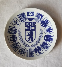DDR Wandteller/ 30 Jahre DDR