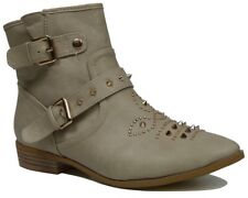 Damen Bikerboots Biker Boots