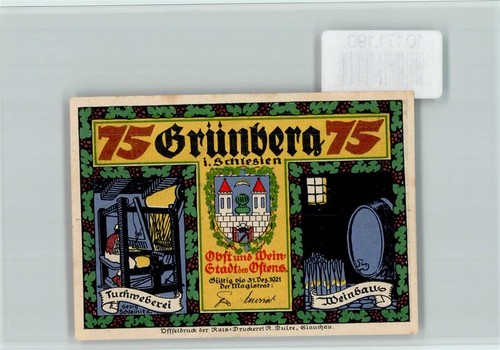 10171190 gruenberg notgeld - 10171190,
