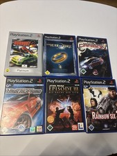 Sony PlayStation 2 Spielesammlung Need For Speed Star Wars Burnout Rainbow Six