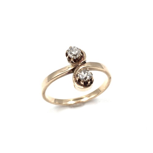 Jugendstil 14kt gelbold ring - jugendstil,