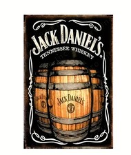 Jack Daniels Whiskey Bar Pub Mancave Blechschild 20x30cm Wandbild Hausbar