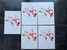 Konvolut Schilder Preisschilder Straßenbahn Dresden 6 Fahrten 1,00