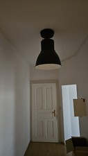Ikea Hektar Lampe groß 47 cm dunkelgrau
